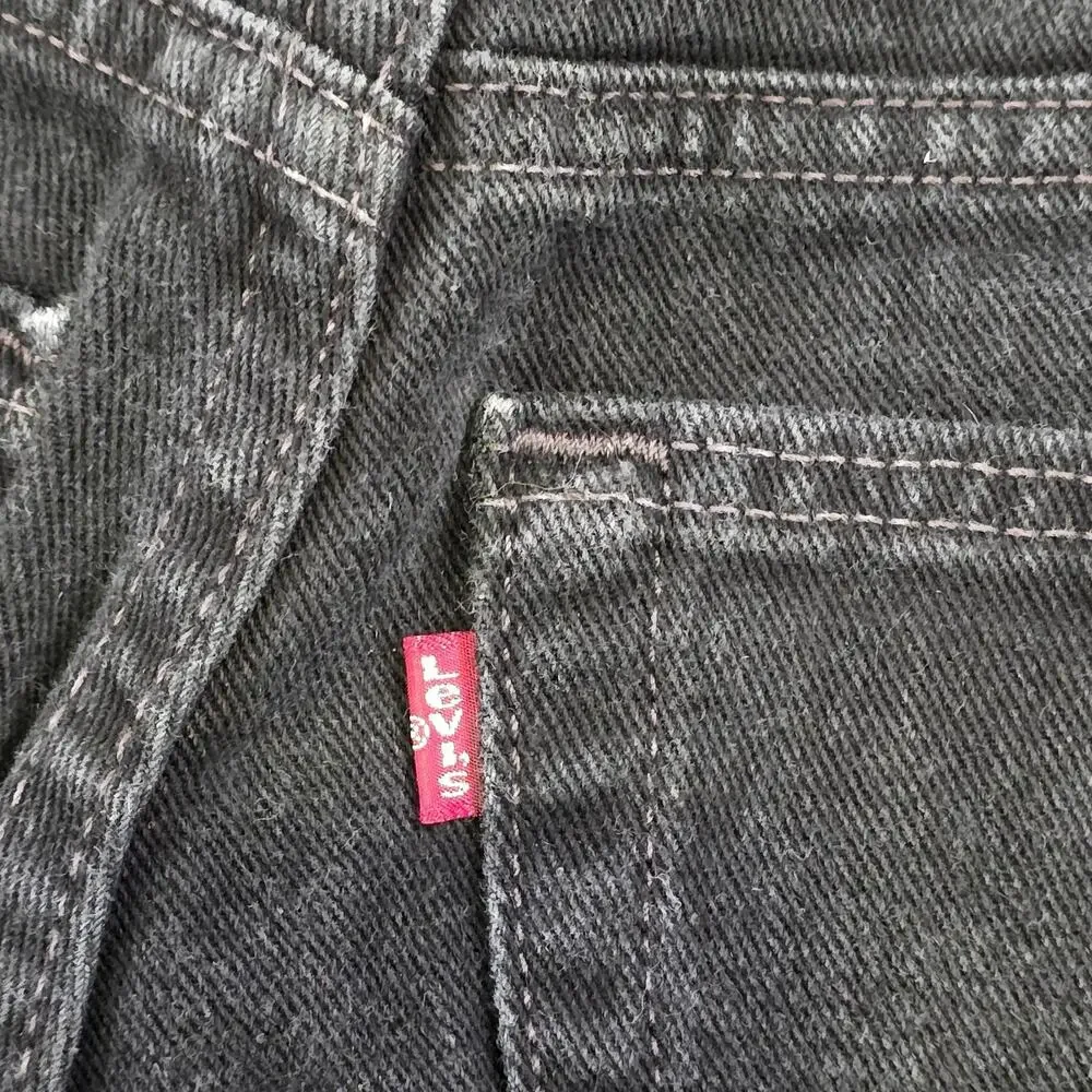 Vintage 90s‎ Levis 560 Jeans Mens 38x34 Black Denim Loose Fit Tapered Made USA